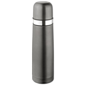 Isosteel Duo 9900DAT Top 0 75 Litre Stainless Steel Vacuum Flask, Titan/Grey, 8.2 x 7.7 x 30.4 cm