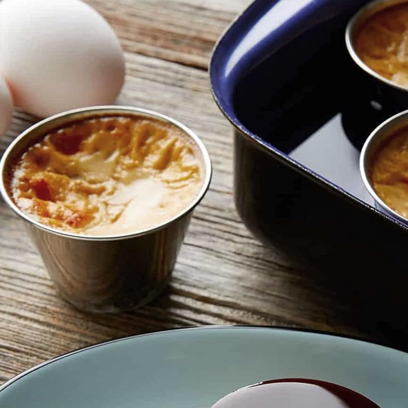 Menax - Pudding Moulds - Stainless Steel - Set of