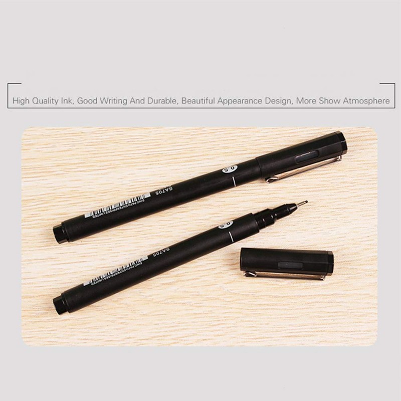 Fine liner Pens 7 Sizes Fineliner Black 0.05 mm -