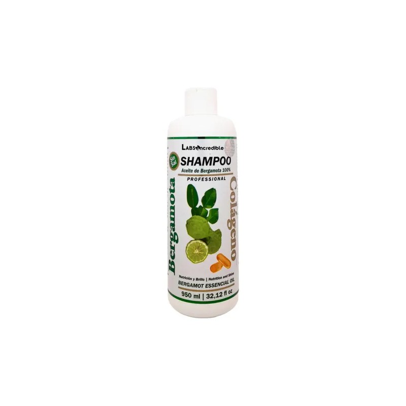 Shampoo Bergamota Colageno Brillo Nutricion Labs Incredible Products 950ml