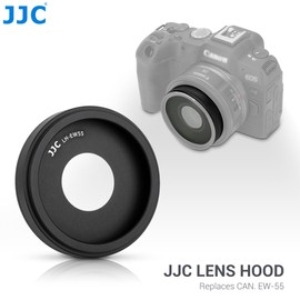 JJC Metal Lens Hood for Canon RF 28 mm f/2.8 STM Lens with Thread Design Hood Cap - Replaces Canon EW-55 (55 mm)