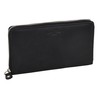 Gusti Iris Women's Leather Wallet Vintage Leather, black, Retro