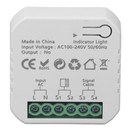 Smart Garage Door Controller with APP Remote Control, Real Time Monitoring, and Time Setting Function for Zigbee, Suitable for Home Use (US Plug)