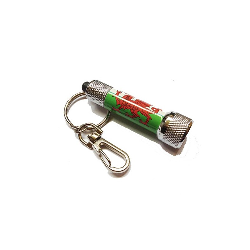 Wales Welsh Flag LED torch Keyring [WK235]