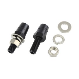 POSH 098101-06 Motorcycle Supplies Sequential Extension Stay 0.9 inches (24 mm), Black