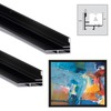Creative Mark Illusions Metal Floating Frame Kit Pairs for Canvas