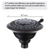 BRIGHT SHOWERS Shower Head High Pressure Rain Showerhead 5 Spray