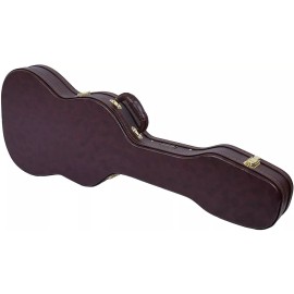 Crossrock Electric Bass Hard Guitar Case fits Fender Precision Bass - Brown