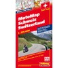 Schweiz MotoMap 1:275 000 Motorradkarte: Einzeln herausnehmbare Karten mit 33