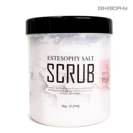 Esthesophy Scrub Salt Soap Peach 1000g Sauna Salt Beauty Salt / 에스테소피 스크럽 솔트 솝 피치 1000g 사우나소금 미용소금