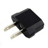 ANRANK E-U4113619AK European to USA American Outlet Plug Adapter (Black,