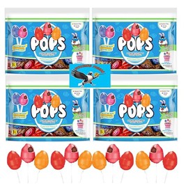 Tootsie Pops Easter Egg Lollipops 60ct 36oz Easter Basket Candy Egg Hunt Suckers - Includes PITCHING PIGEON Brand magnet