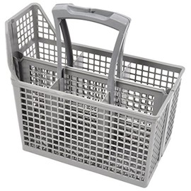 John Lewis JLDWS1202 JLDWS1204 JLDWW1203 Dishwasher Cutlery Basket Cage & Handle (6 Compartments, Handle & Lid)