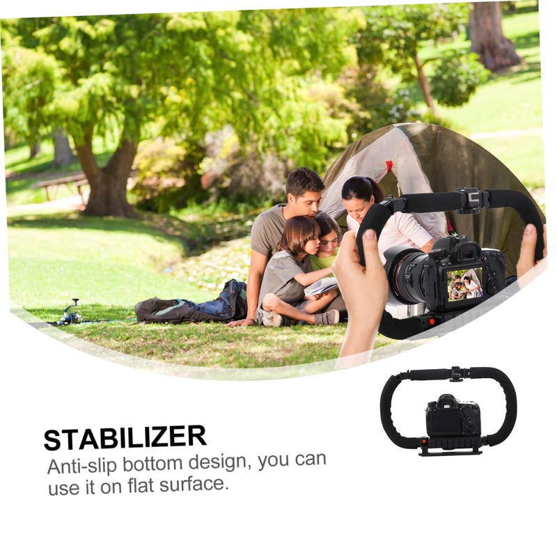 KOMBIUDA Rig Handheld Camera Stabilizer with Non Slip Base Screw