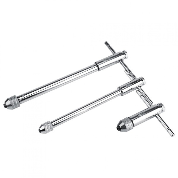 Kuuleyn Ratcheting Tap Handle, Adjustable T-bar Handle Ratchet Tap Wrench
