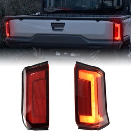 SAUTVS LED Taillights for Polaris Ranger XD 1500, Red Rear Brake Stop Lamp Tail Light for Polaris Ranger 1500 XD Premium/Northstar 2024 2025 Accessories, Replace #2415904, #2415905, One Pair