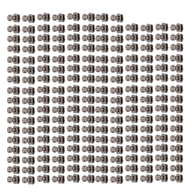 200 Sets Monk Rivet High Gloss 8x6mm Exquisite Workmanship Leather