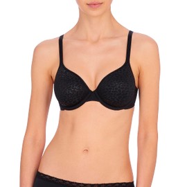 Natori Womens Element Full Fit Memory Convertible Contour Bra, Black, 36G