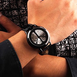 ZooooM ZM-TOKEN823 Near Future Wind LED Design, Arm, Clock, Hand, Neck Analog, Unisex, Unisex, Goods, Tachometer, Light, Stylish, Stylish, Private, Outing, Play, Cool, Cool, Black