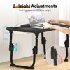 Lap Desk for Bed, Adjustable Laptop Desk with USB Charging