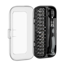 ORIA Precision Screwdriver Set, 48 in 1 Magnetic Screwdriver Set with 41 Pieces CRV Bit, Mini Repair Screwdriver Set with Extension Rod, Tweezers, for Laptop, Camera, Game Console