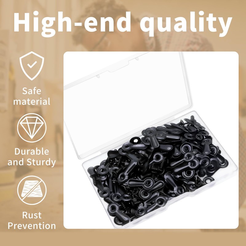 120Pcs Picture Frame Backing Clips,Picture Frame Turn Button with 120