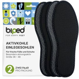 biped 2 Pair Activated Carbon Soles - Highly Effective - Neutralizes Foot Odor z1017 (5)