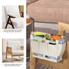 Frjjthchy Bedside Caddy Bedside Organizer,Bed Caddy with 11 Pockets and