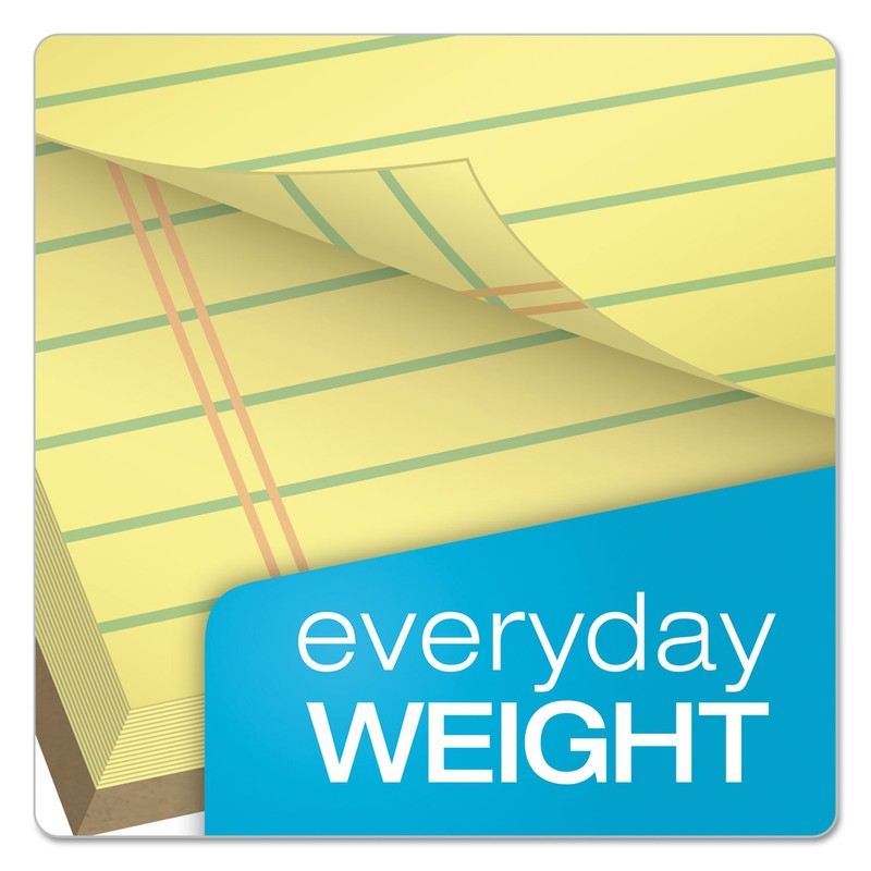TOPS The Legal Pad Writing Pads, 8-1/2" x 14", Canary