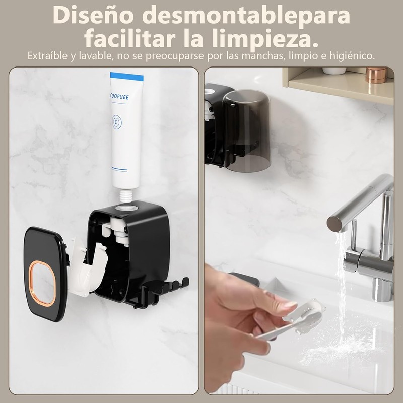 Portacepillos de Dientes de Baño, Soporte Para Cepillo de Dientes