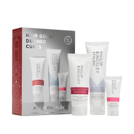 Philip Kingsley Hair Target: Defined Curls Gift Set | Elasticizer Extreme, Curl Activator Gel & Booster Conditioner | Hydrate, Define & Shine | 75 ml, 100 ml, 20 ml