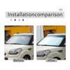 Windshield Sunshade Kit for Kia Soul 2009-2013 Accessories Front Rear
