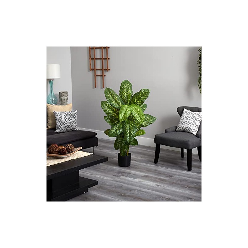 Nearly Natural 4ft. Dieffenbachia Plant (Real Touch)