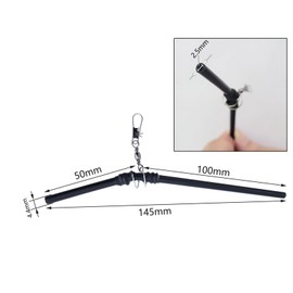 20Pcs PVC Balance Connector Fishing Tackle Sea Fishing Accessory with Rotating Buckle Fishing Balance Connector Fishing Tool Set