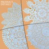 8 Pieces Of Lace Coasters, Dining Table Decorations, Ele And