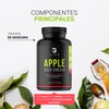 Vinagre de Manzana 500 mg 180 Cápsulas. Ingredientes naturales. Apple