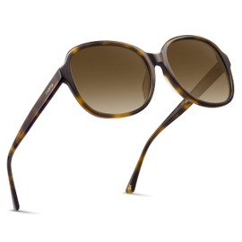 CARFIA Oversized Sunglasses for Women Polarised UV400 Protection Fashion Trendy