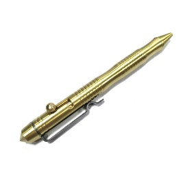 Ballpoint Pen, Bolt Action Brass Signature Pen 0.5mm Pocket Writting Tool Stationery for Business Office