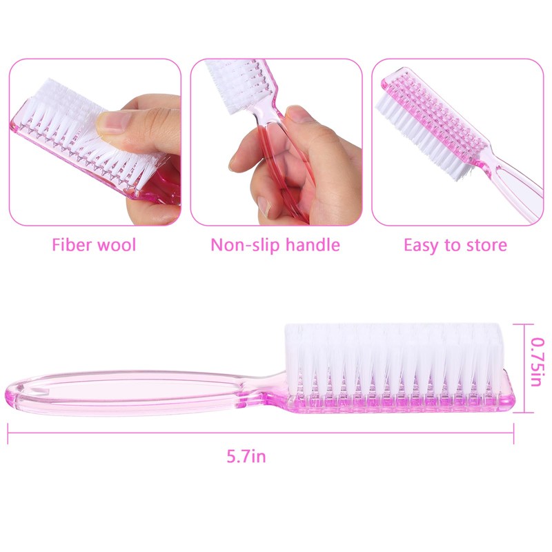 Patelai 15 Pieces Nail Brush Handle Grip for Cleaning Fingernails