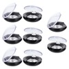 FOMIYES Round Eyeshadow Cases : 8pcs Empty Makeup Eyeshadow Box