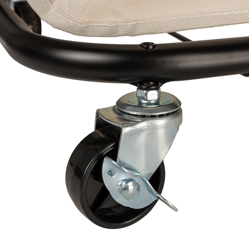 Household Essentials 2-Bag Rolling Laundry Sorter, Natural