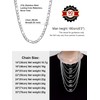 Stainless Steel Chains for Men&Women 6mm Choker Figaro Chain Necklace