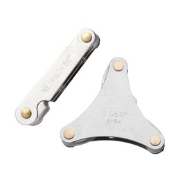 Calibrador de paso de rosca, calibre de rosca, calibre de corte de pasador, herramienta de medición, 51 piezas de América SAE tipo y 58 piezas Métric&America SAE tipo y Whitworth británico