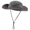 Connectile Unisex Outdoor Mesh Safari Hat, Solid, Wide Brim, UV