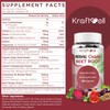 Kraftvoll Nitric Oxide Beet Root Gummies 6000MG - Sugar-Free, Mixed