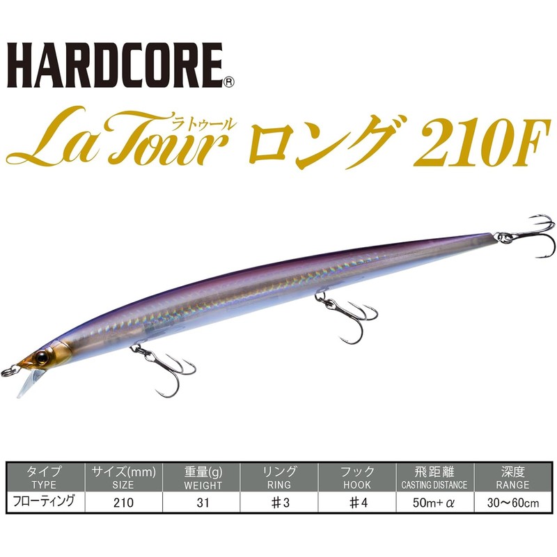 DUEL Hardcore Latour Long 210mm Floating – Big Bass Topwater