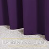 NICETOWN Blackout Curtains Drapery Panels - Window Treatment Royal Purple