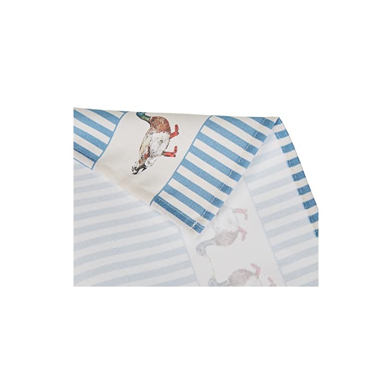 Samuel Lamont Blue Tea Towel One Size
