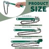 LECEHIVO 6 Pcs Large Reversible Chain 12 Inch 16 Inch