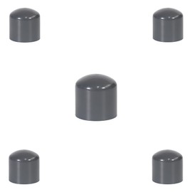 Lesso America 847 Series - Schedule 80 PVC Fittings (Black) - Cap - 1/2" (SOC) 5 PCS/Plumbing, Irrigation, Pool, Spa, DIY/More Durable, High-Pressure Applications, UV Resistant (847-005)